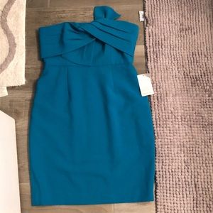 Strapless cocktail dress